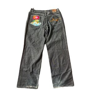 Vintage LRG Jeans Mens Y2K Streetwear Lifted Research Group Jeans Size 38 Denim
